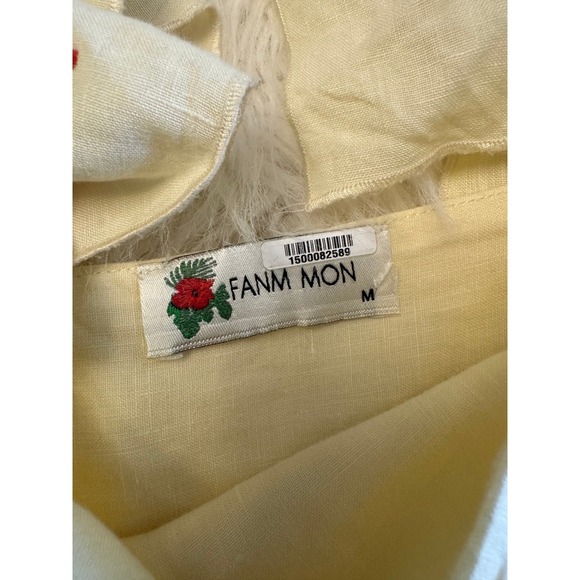 Tuckernuck Fanm Mon Alayna Linen dress size medium EUC - Picture 5 of 11